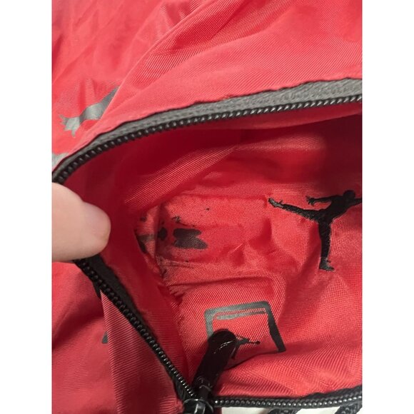 Nike Air Jordan Jumpman Drawstring Gym Bag School Sports Backpack Gym Red - Picture 3 of 4